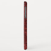 Quadrados pequenos vermel sobreposto encharcados Case-Mate iPhone case (Achterkant/links)