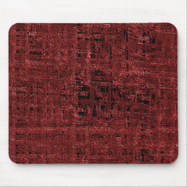 Quadrados pequenos vermel sobrepostos encharcado muismat