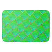 Quadrados verde azulado, linhas de três cores. badmat (Voorkant)