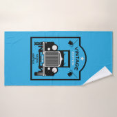 Quadragenarian Happy Birthday Over The Hill Badhanddoek (Badhanddoek)