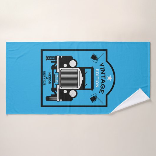 Quadragenarian Happy Birthday Over The Hill Badhanddoek