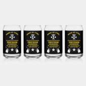 Quadragenarische verjaardag blikvorm glas (Achterkant)