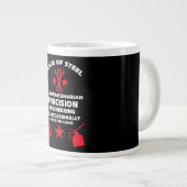 Quadragenarische verjaardag grote koffiekop (Voorkant rechts)