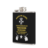 Quadragenarische verjaardag heupfles (Links)