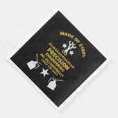 Quadragenarische verjaardag servet (Hoek)