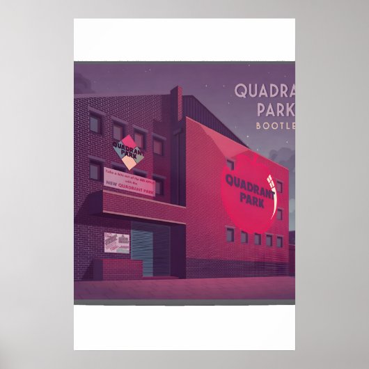 Quadrant Park Nachtclub Bootle Poster (Voorkant)