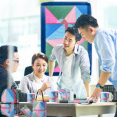 Quadrants  inpakpapier vel