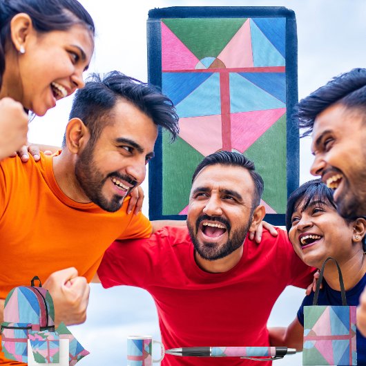 Quadrants  inpakpapier vel