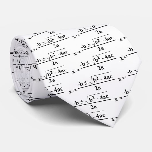 Quadratische formule stropdas (Opgerold)