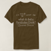 Quadratische formule, wat kan een ba? t-shirt (Design voorkant)