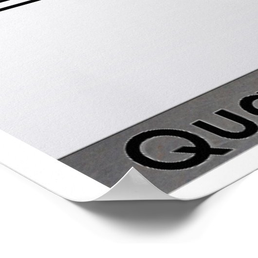 Quadratische Formule Wiskunde Poster (Hoek)