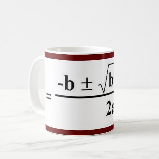 Quadratische Mok (Voorkant links)