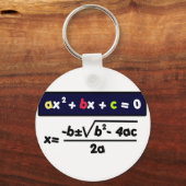 Quadratische vergelijking sleutelhanger (Voorkant)