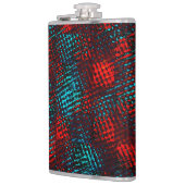 Quadriculados riscados de cor azul claro, vermel heupfles (Links)