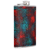 Quadriculados riscados de cor azul claro, vermel heupfles (Rechts)