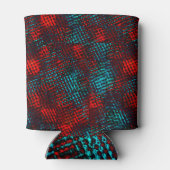 Quadriculados riscados em vermel azul claro. blikjeskoeler (Achterkant)