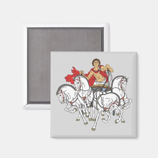 quadriga magneet (Voorkant / Achterkant)