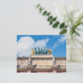 Quadriga over de Arc de Triomphe du Carrousel - Pa Briefkaart (Staand voorkant)