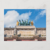 Quadriga over de Arc de Triomphe du Carrousel - Pa Briefkaart (Voorkant)