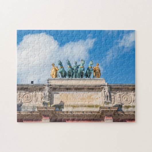 Quadriga over de Arc de Triomphe du Carrousel - Pa Legpuzzel (Horizontaal)
