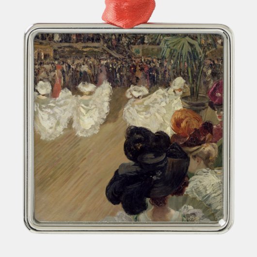 Quadrille aan de Bal Tabarin Metalen Ornament (Voorkant)