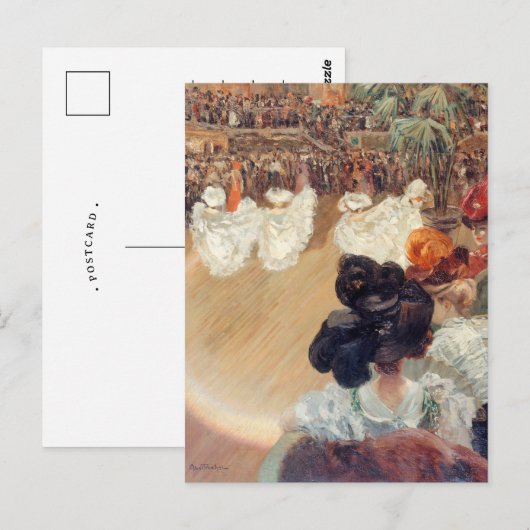 Quadrille au bal Tabarin | Louis Abel-Truchet Briefkaart (Voorkant / Achterkant)