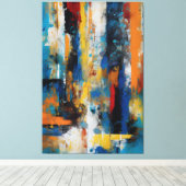 Quadro abstrato Impressão em Canvas Afdruk (Insitu (Houten vloer))
