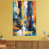 Quadro abstrato Impressão em Canvas Afdruk (Insitu (Woonkamer))