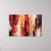 Quadro Abstrato Vermelho, preto etc... em Canvas (Voorkant)