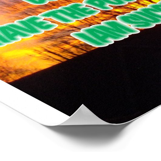 Quadro Afirmação Positiva Poster (Hoek)