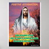 Quadro Afirmação Positiva Poster (Voorkant)