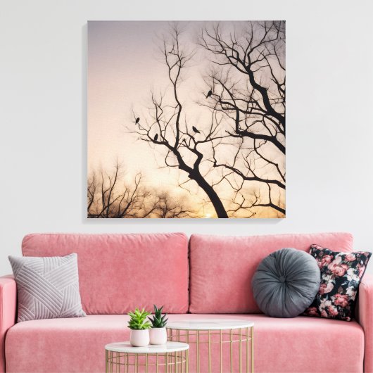 Quadro árvore seca canvas afdruk (Insitu (Woonkamer))
