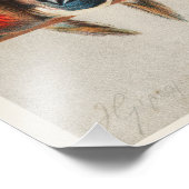 Quadro com grupo de pássaros foto afdruk (Hoek)