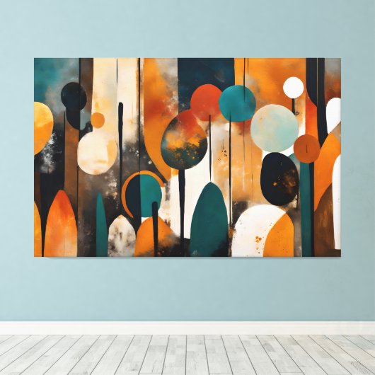 Quadro decorativo abstrato material Canvas (Insitu (Houten vloer))