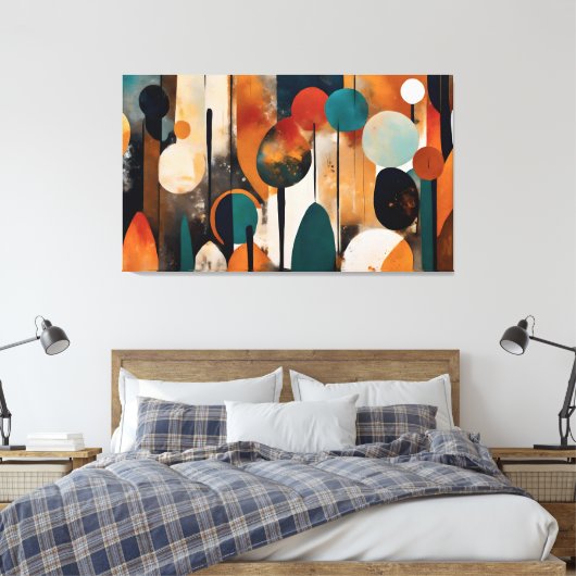 Quadro decorativo abstrato material Canvas (Insitu (Slaapkamer))