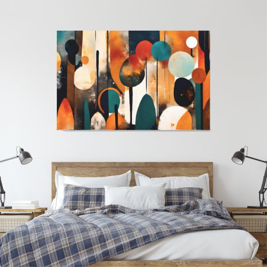 Quadro decorativo abstrato material Canvas (Insitu (Slaapkamer))