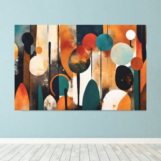 Quadro decorativo abstrato material Canvas (Insitu (Houten vloer))