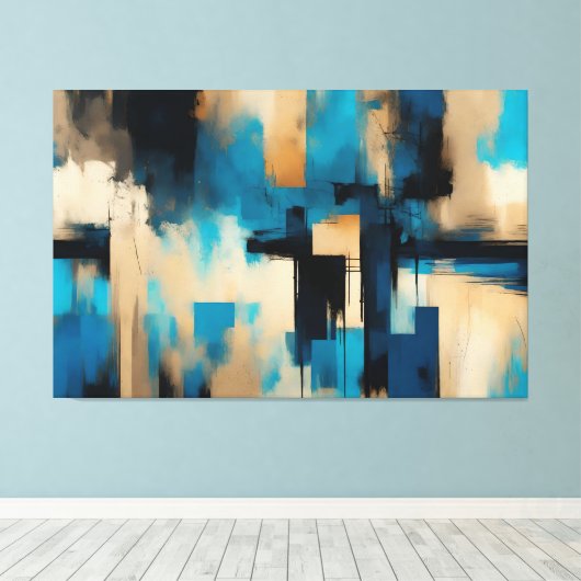 Quadro decorativo abstrato material Canvas (Insitu (Houten vloer))