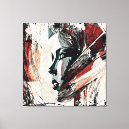 Quadro decorativo abstrato material Canvas