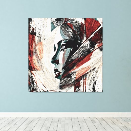 Quadro decorativo abstrato material Canvas (Insitu (Houten vloer))