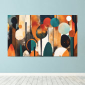 Quadro decorativo abstrato material Canvas Afdruk (Insitu (Houten vloer))