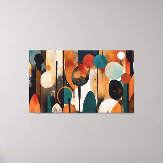 Quadro decorativo abstrato material Canvas Afdruk (Voorkant)