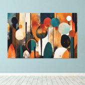 Quadro decorativo abstrato material Canvas Afdruk (Insitu (Houten vloer))