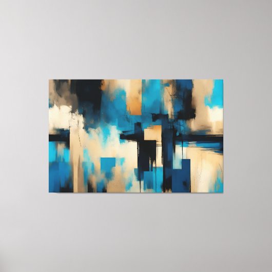 Quadro decorativo abstrato material Canvas Afdruk (Voorkant)