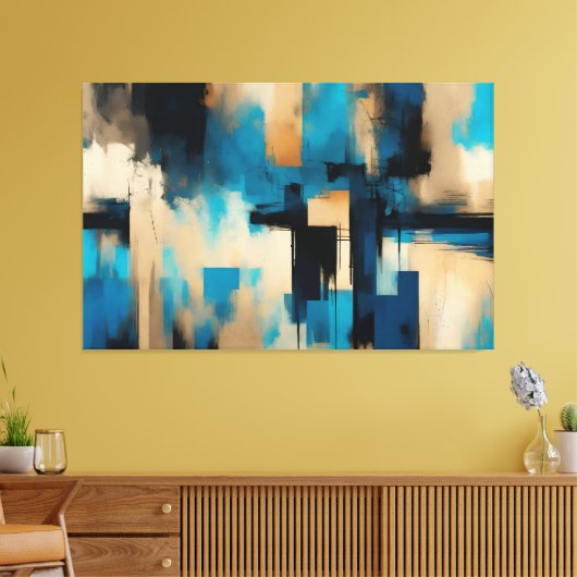 Quadro decorativo abstrato material Canvas Afdruk (Insitu (Woonkamer))