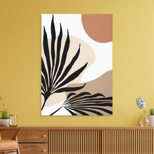 Quadro Decorativo Botânico Canvas Afdruk (Insitu (Woonkamer))