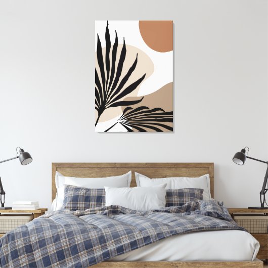 Quadro Decorativo Botânico Canvas Afdruk (Insitu (Slaapkamer))