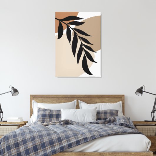 Quadro Decorativo Botânico Canvas Afdruk (Insitu (Slaapkamer))