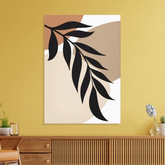 Quadro Decorativo Botânico Canvas Afdruk (Insitu (Woonkamer))