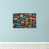 Quadro decorativo favela Impressão em Canva Canvas Afdruk (Insitu (Houten vloer))